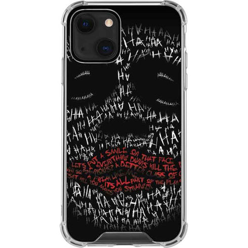 DC Comics The Joker Put a Smile On That Face iPhone 13 Mini Clear Case