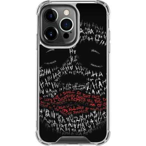 DC Comics The Joker Put a Smile On That Face iPhone 13 Pro Clear Case