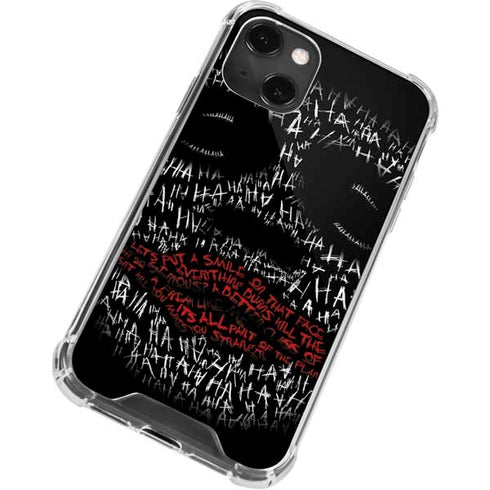 DC Comics The Joker Put a Smile On That Face iPhone 14 Plus Clear Case