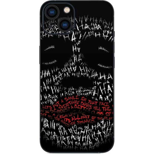 DC Comics The Joker Put a Smile On That Face iPhone 15 Plus Skin