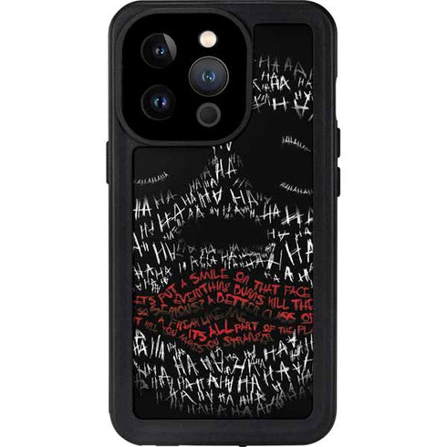 DC Comics The Joker Put a Smile On That Face iPhone 14 Pro Waterproof Case