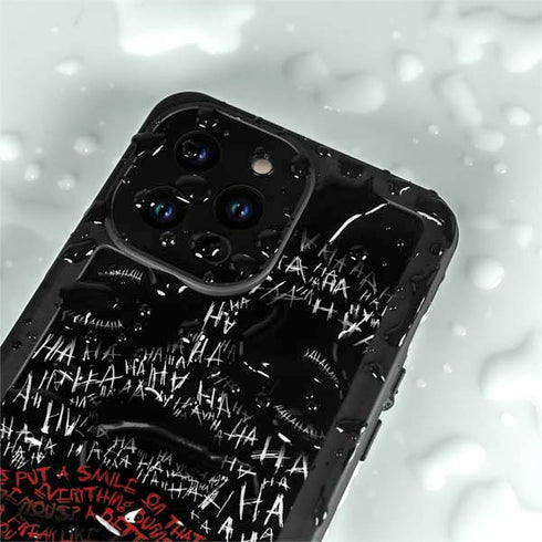 DC Comics The Joker Put a Smile On That Face iPhone 14 Pro Waterproof Case