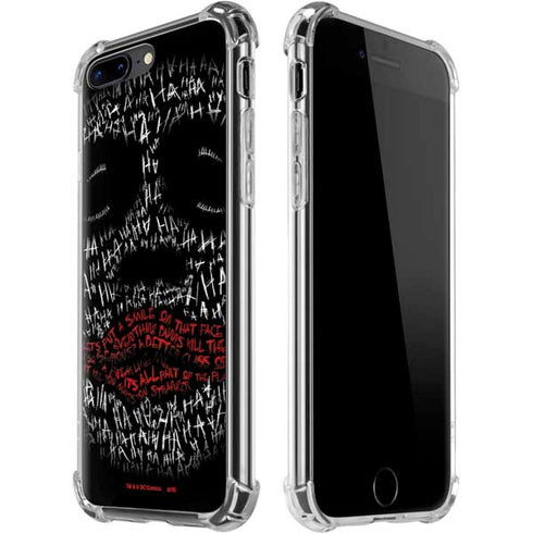 DC Comics The Joker Put a Smile On That Face iPhone 7/8 Plus Clear Case