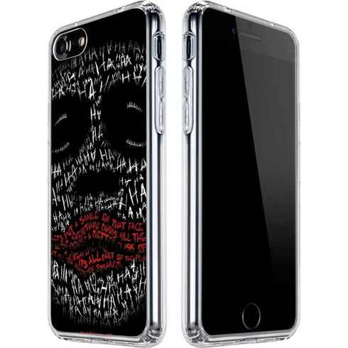 DC Comics The Joker Put a Smile On That Face iPhone SE (2nd & 3rd Gen) Clear Case