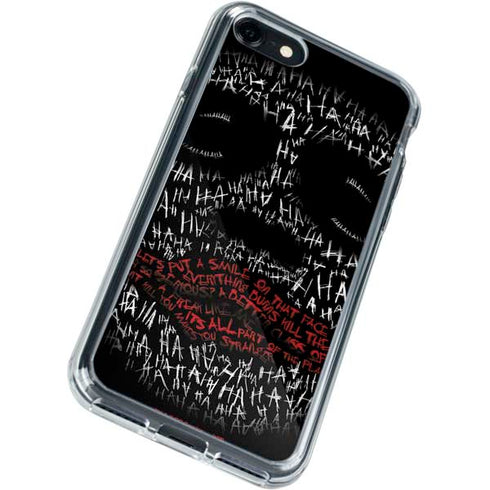DC Comics The Joker Put a Smile On That Face iPhone SE (2nd & 3rd Gen) Clear Case