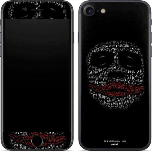 DC Comics The Joker Put a Smile On That Face iPhone SE (2nd & 3rd Gen) Skin
