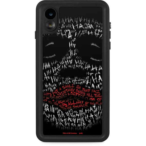 DC Comics The Joker Put a Smile On That Face iPhone XR Waterproof Case