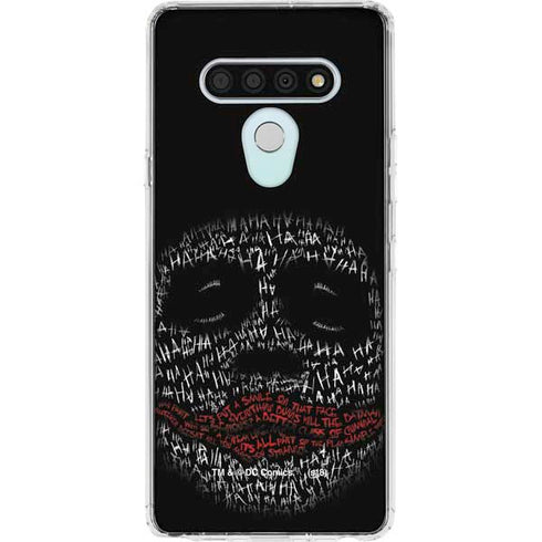DC Comics The Joker Put a Smile On That Face LG Stylo 6 Clear Case