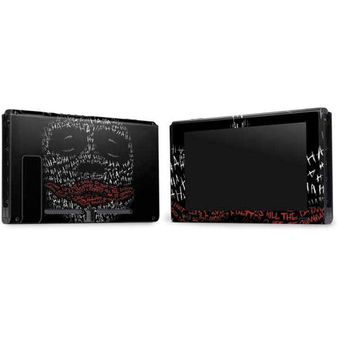 DC Comics The Joker Put a Smile On That Face Nintendo Switch Bundle Skin