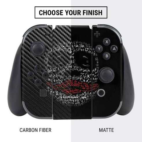 DC Comics The Joker Put a Smile On That Face Nintendo Switch Bundle Skin