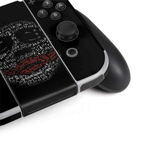 DC Comics The Joker Put a Smile On That Face Nintendo Switch OLED (2021) Skin