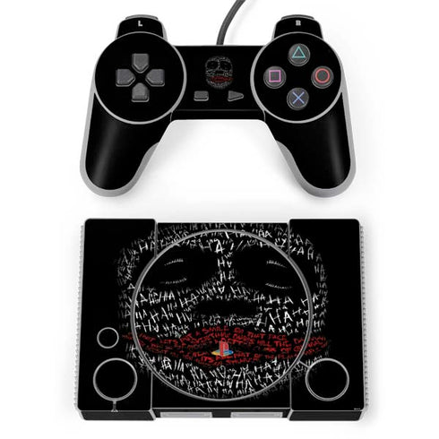 DC Comics The Joker Put a Smile On That Face PlayStation Classic Bundle Skin