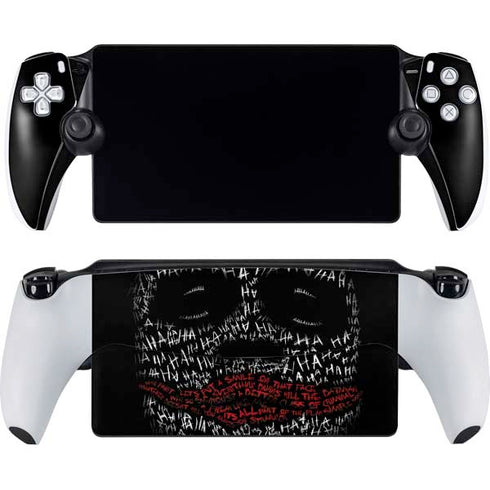 DC Comics The Joker Put a Smile On That Face PlayStation Portal Remote Player Skin