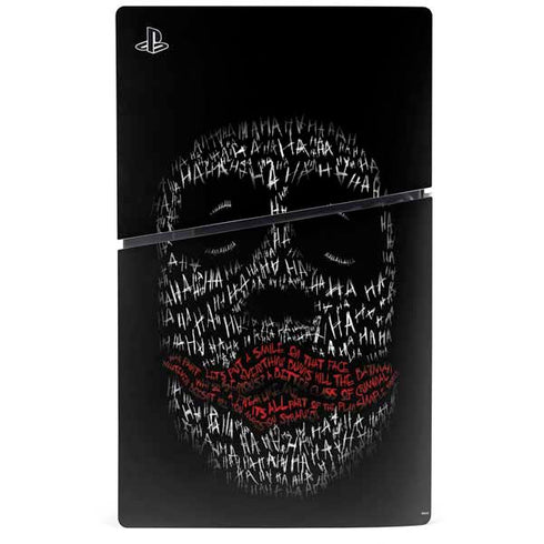 DC Comics The Joker Put a Smile On That Face PS5 Slim Disk Console Skin
