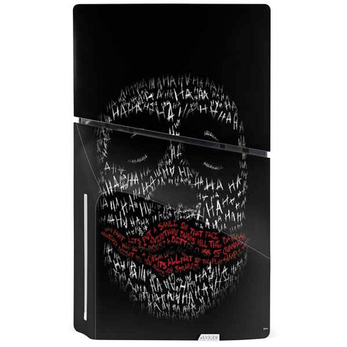 DC Comics The Joker Put a Smile On That Face PS5 Slim Disk Console Skin