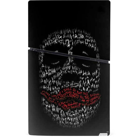 DC Comics The Joker Put a Smile On That Face PS5 Slim Digital Edition Bundle Skin