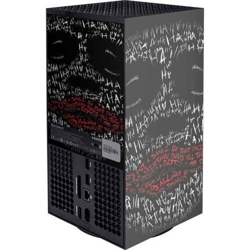 DC Comics The Joker Put a Smile On That Face Xbox Series X Console Skin