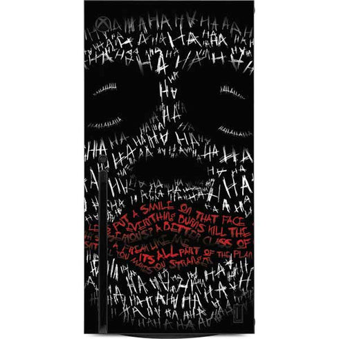 DC Comics The Joker Put a Smile On That Face Xbox Series X Console Skin