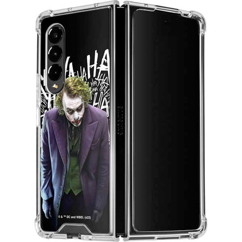 The Dark Knight Joker Galaxy Z Fold4 5G Clear Case