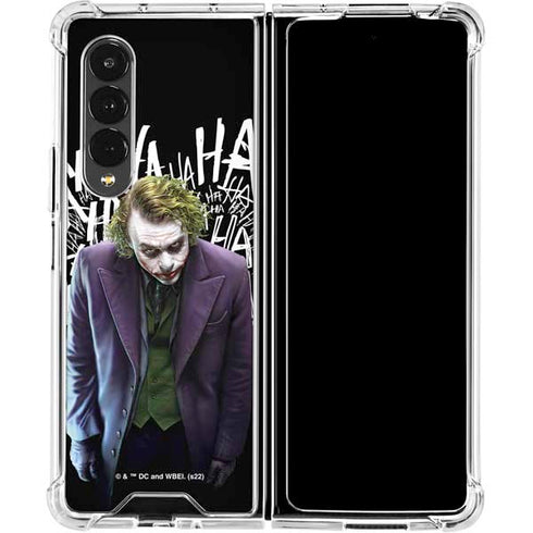 The Dark Knight Joker Galaxy Z Fold4 5G Clear Case