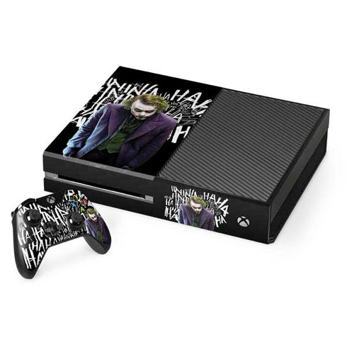 The Dark Knight Joker Xbox One Console and Controller Bundle Skin