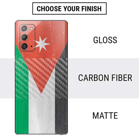 Jordan Flag Distressed Galaxy Note20 5G Skin