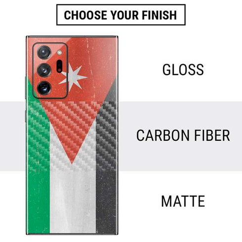 Jordan Flag Distressed Galaxy Note20 Ultra 5G Skin
