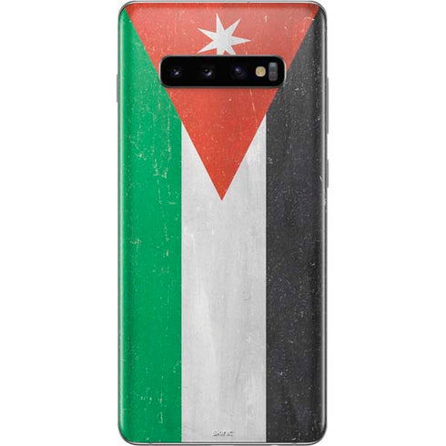 Jordan Flag Distressed Galaxy S10 Plus Skin