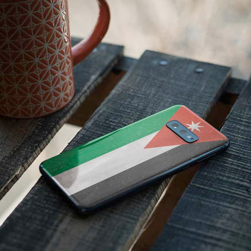 Jordan Flag Distressed Galaxy S10e Skin