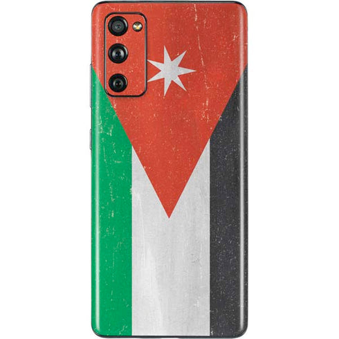 Jordan Flag Distressed Galaxy S20 Fan Edition Skin