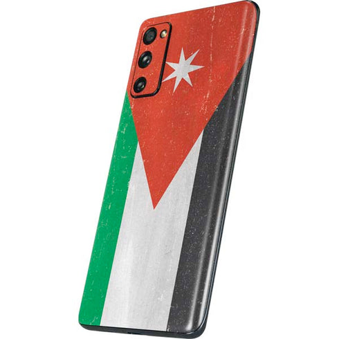 Jordan Flag Distressed Galaxy S20 Fan Edition Skin
