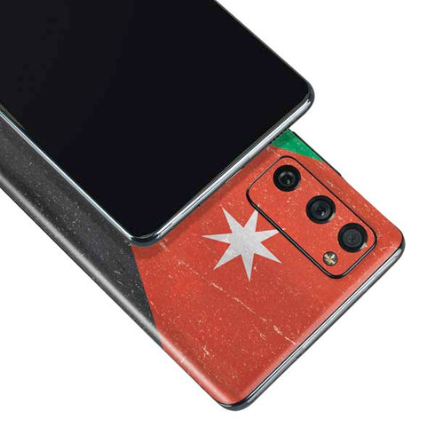 Jordan Flag Distressed Galaxy S20 Fan Edition Skin
