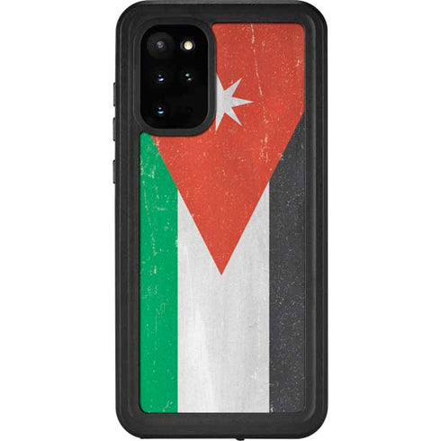 Jordan Flag Distressed Galaxy S20 Plus Waterproof Case