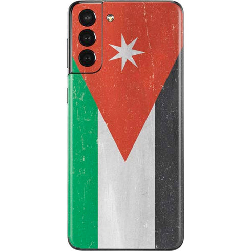 Jordan Flag Distressed Galaxy S21 Plus 5G Skin