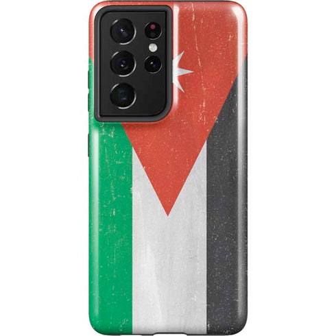 Jordan Flag Distressed Galaxy S21 Ultra 5G Pro Case