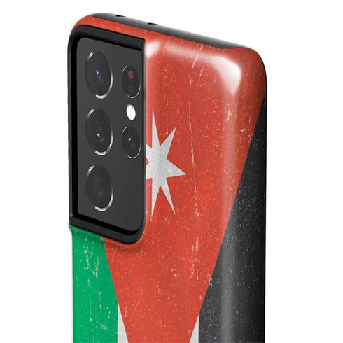 Jordan Flag Distressed Galaxy S21 Ultra 5G Pro Case
