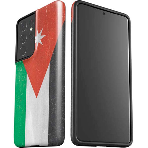 Jordan Flag Distressed Galaxy S21 Ultra 5G Pro Case