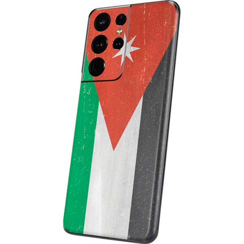 Jordan Flag Distressed Galaxy S21 Ultra 5G Skin