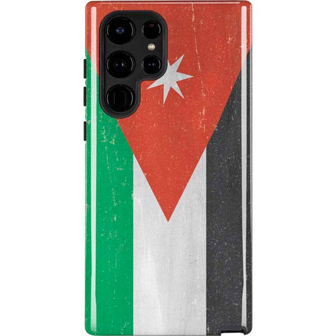 Jordan Flag Distressed Galaxy S22 Ultra Pro Case