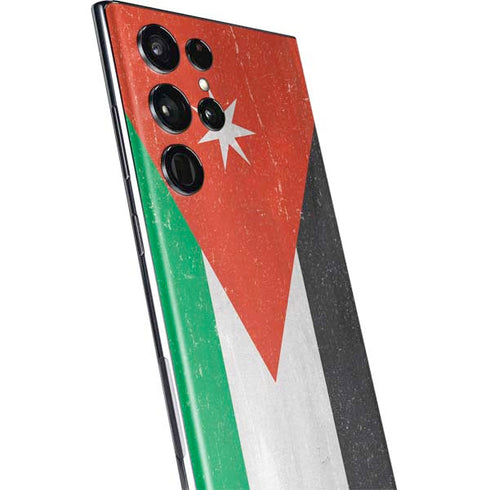 Jordan Flag Distressed Galaxy S22 Ultra Skin