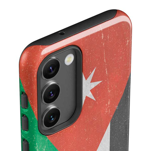 Jordan Flag Distressed Galaxy S23 Pro Case