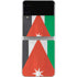 Jordan Flag Distressed Galaxy Z Flip4 5G Skin