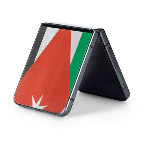 Jordan Flag Distressed Galaxy Z Flip5 5G Skin