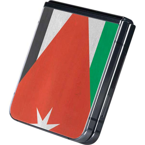 Jordan Flag Distressed Galaxy Z Flip5 5G Skin