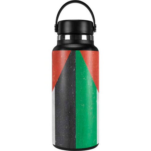 Jordan Flag Distressed Hydro Flask 32oz Wide Mouth Skin