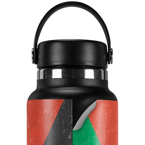Jordan Flag Distressed Hydro Flask 32oz Wide Mouth Skin