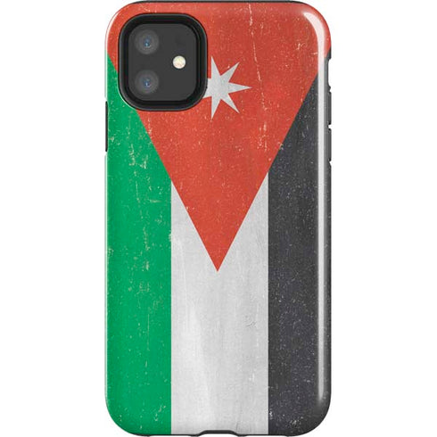 Jordan Flag Distressed iPhone 11 Impact Case