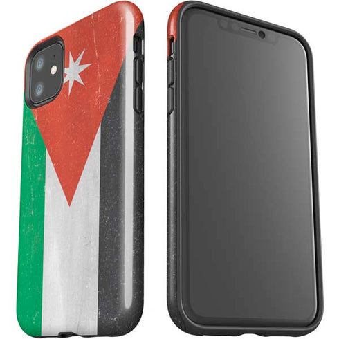 Jordan Flag Distressed iPhone 11 Impact Case