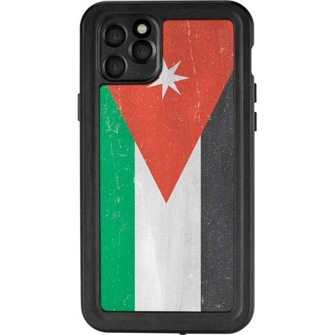 Jordan Flag Distressed iPhone 11 Pro Max Waterproof Case