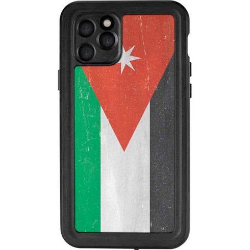 Jordan Flag Distressed iPhone 11 Pro Waterproof Case